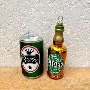 Beer Can Craft Cider Christmas Tree Hanging ornaments